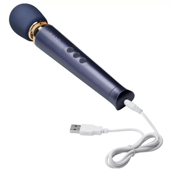 Le Wand Petite - vibratore massaggiante ricaricabile - blu