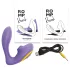 ROMP Reverb - vibratore 2 in 1 con onde d’aria e punto G (viola)