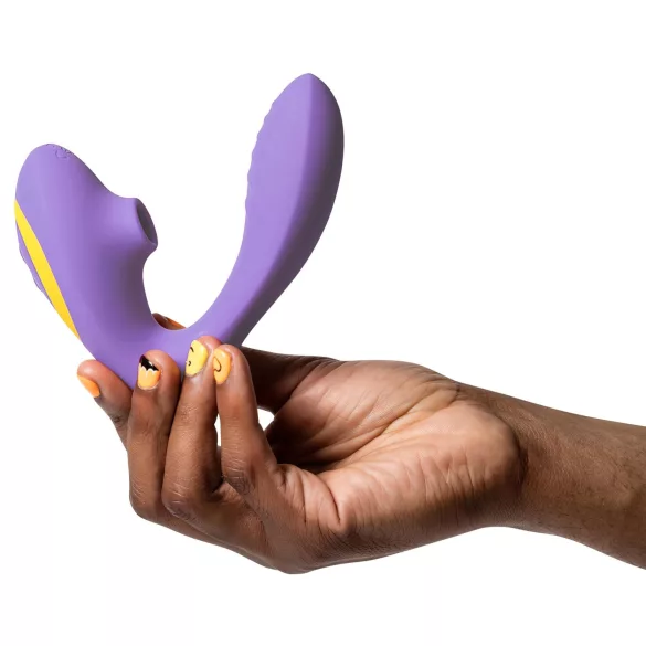 ROMP Reverb - vibratore 2 in 1 con onde d’aria e punto G (viola)
