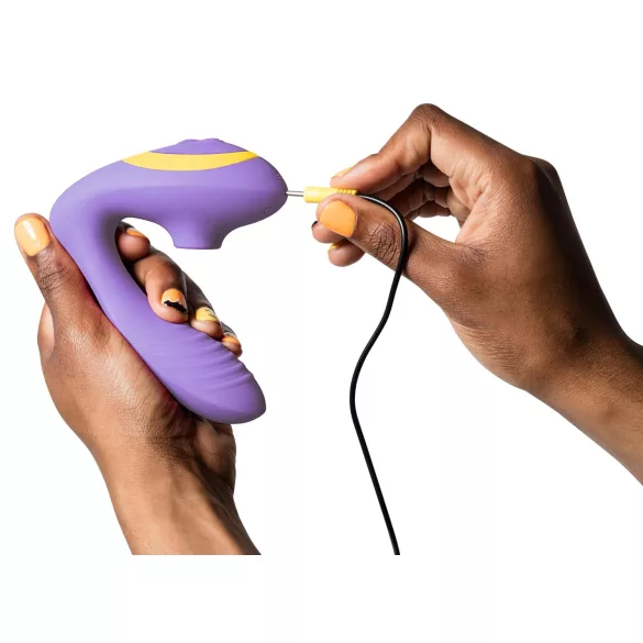 ROMP Reverb - vibratore 2 in 1 con onde d’aria e punto G (viola)