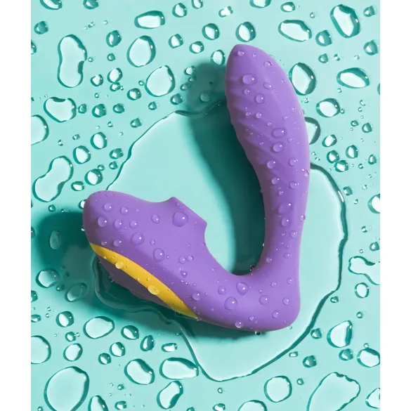ROMP Reverb - vibratore 2 in 1 con onde d’aria e punto G (viola)