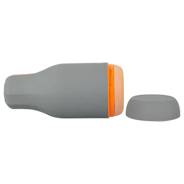Rebel - masturbatore stretto impermeabile (naturale-grigio)