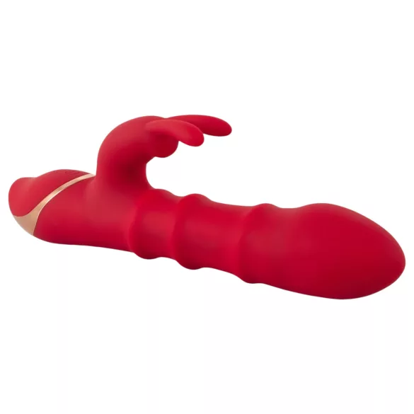 You2Toys Rabbit - vibratore ad anello vibrante rotante - silicone rosso