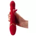 You2Toys Rabbit - vibratore ad anello vibrante rotante - silicone rosso