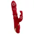 You2Toys Rabbit - vibratore ad anello vibrante rotante - silicone rosso