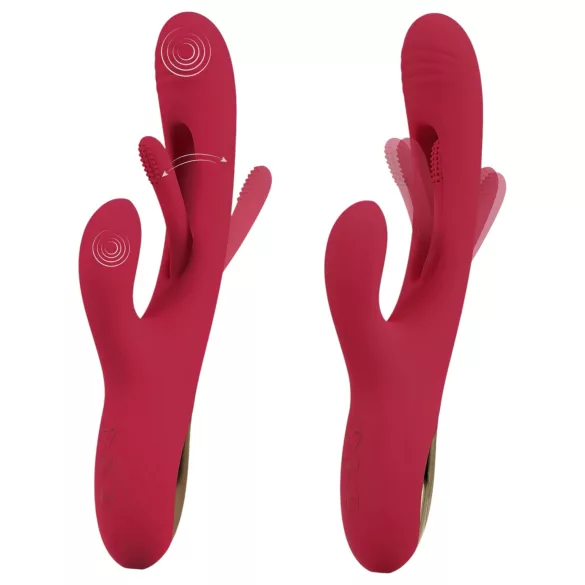 Smile - vibratore clitorideo leccalingua - rosso