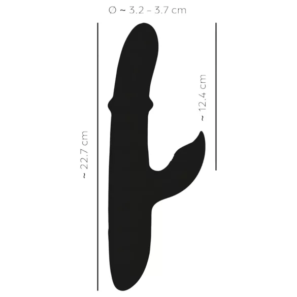 You2Toys - anello vibrante con coniglietto stimolatore - silicone turchese