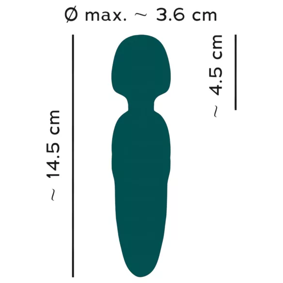 You2Toys Petite - vibratore massaggiante ricaricabile - silicone verde