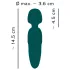 You2Toys Petite - vibratore massaggiante ricaricabile - silicone verde