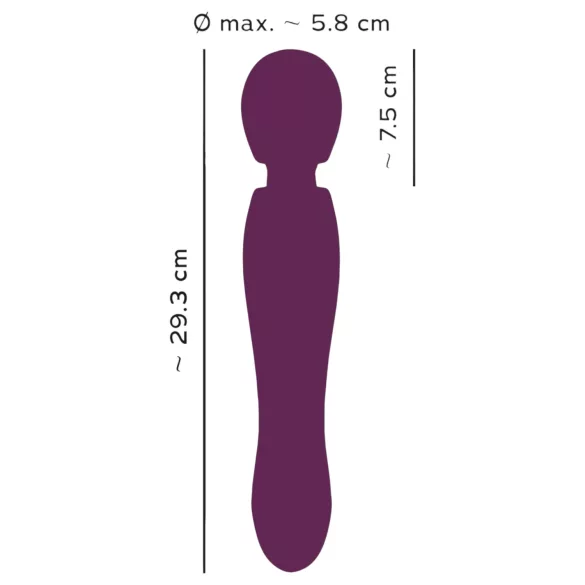 You2Toys Grande - vibratore massaggiatore ricaricabile - rosso