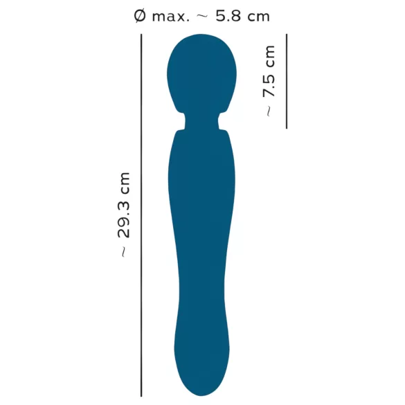 You2Toys Grande - vibratore massaggiatore ricaricabile - silicone blu