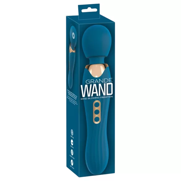 You2Toys Grande - vibratore massaggiatore ricaricabile - silicone blu