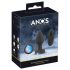 ANOS - plug anale vibrante e luminoso (nero)