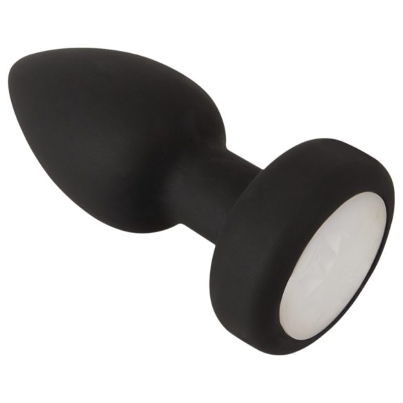 ANOS - plug anale vibrante luminoso - silicone nero