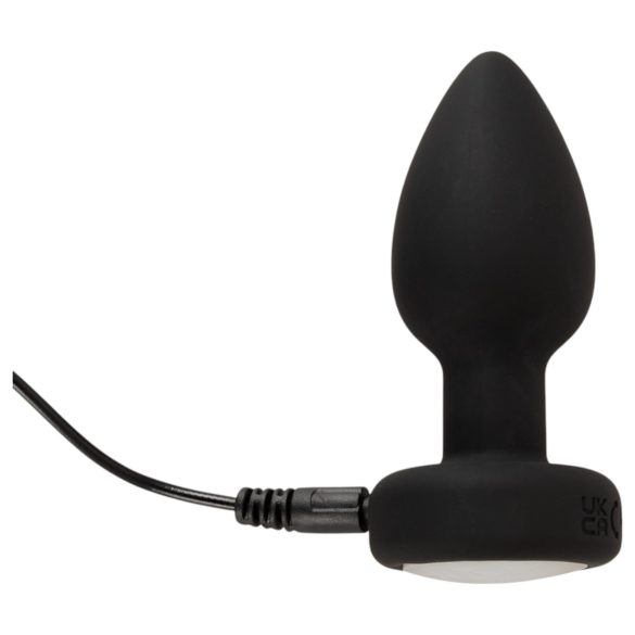 ANOS - plug anale vibrante luminoso - silicone nero