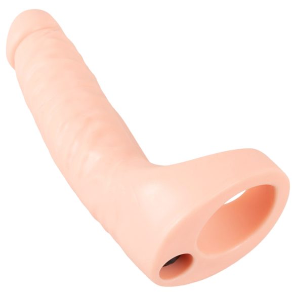 Realistixxx Double Fucker - dildo anale con imbracatura (color carne)