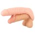 Realistixxx Double Fucker - dildo anale con imbracatura (color carne)