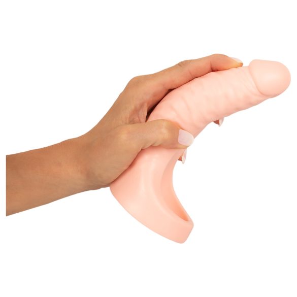 Realistixxx Double Fucker - dildo anale con imbracatura (color carne)