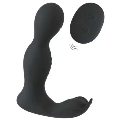 Rebel - vibratore prostata telecomando 2in1 - nero