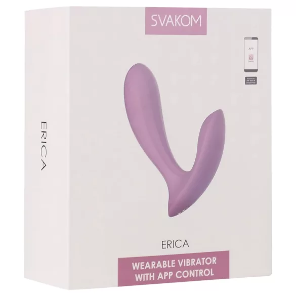 Svakom Erica - vibratore indossabile smart - rosa