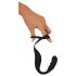 Rebel - Vibratore prostatico con anello per pene e testicoli (nero)