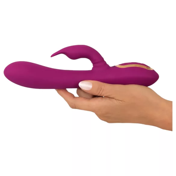 Javida - vibratore 3 in 1 con perline rotanti (viola)
