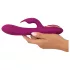 Javida - vibratore 3 in 1 con perline rotanti (viola)