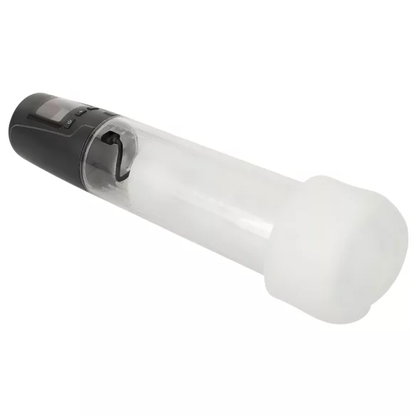 Mister Boner - pompa per pene automatica ricaricabile (nera‑trasparente)