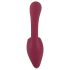 Javida - vibratore 2in1 con lingua - silicone rosso