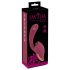 Javida - vibratore 2in1 con lingua - silicone rosso