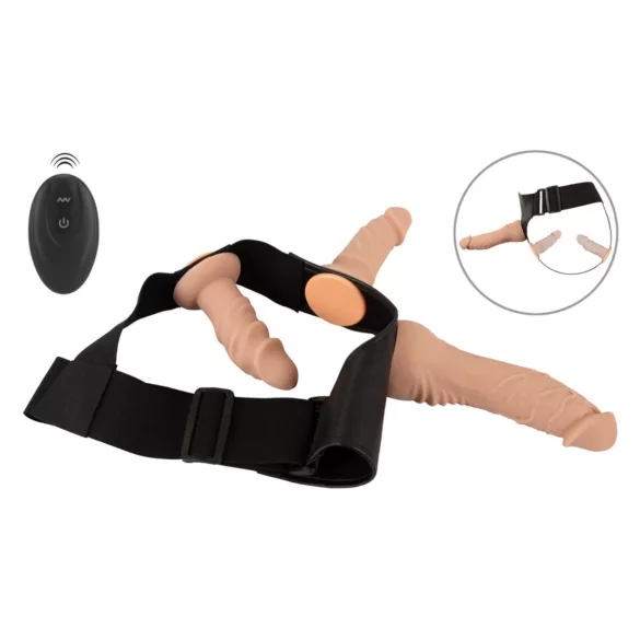 You2Toys - set dildo indossabile - effetto pelle - colore naturale
