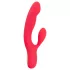 Smile Thumping Rabbit - vibratore ricaricabile 3 motori - silicone rosso
