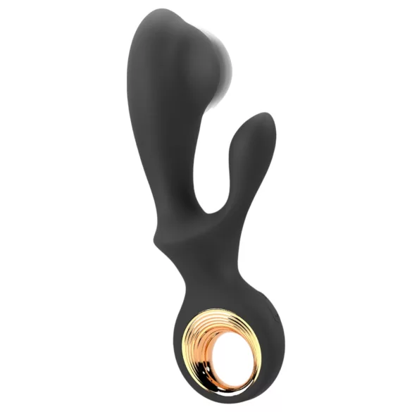 Eternal - vibratore con braccio clitorideo gonfiabile - nero