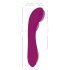 Javida - Vibratore a doppia azione gonfiabile (viola)