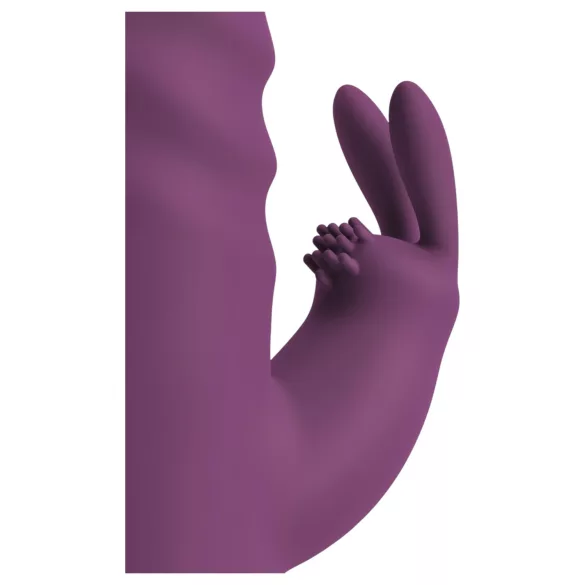 Javida - vibratore rabbit con funzione di spinta - silicone viola