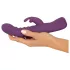 Javida - vibratore rabbit con funzione di spinta - silicone viola