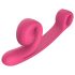 Snail Vibe Curve - vibratore clitoride 2in1 - silicone rosa