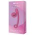 Snail Vibe Curve - vibratore clitoride 2in1 - silicone rosa