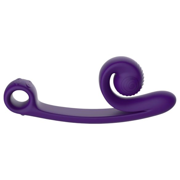 Snail Vibe Curve - Vibratore 2in1 Stimolatore Clitoride (Viola)