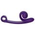 Snail Vibe Curve - Vibratore 2in1 Stimolatore Clitoride (Viola)