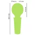 You2Toys Mini Wand - vibratore massaggiante ricaricabile (verde)
