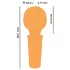 You2Toys - mini wand massaggiatore vibrante ricaricabile - giallo