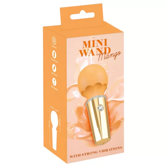 You2Toys - mini wand massaggiatore vibrante ricaricabile - giallo