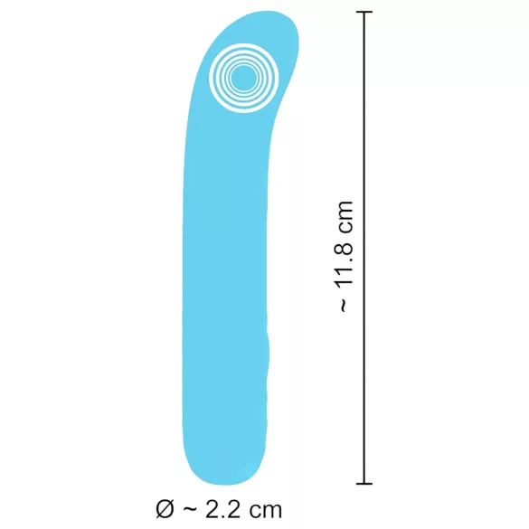 Cuties - mini vibratore punto G - impermeabile - turchese