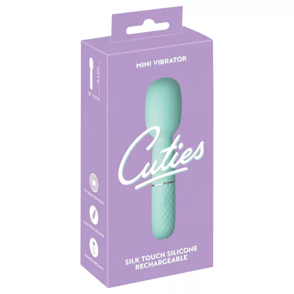 Cuties - mini vibratore massaggiatore - silicone menta