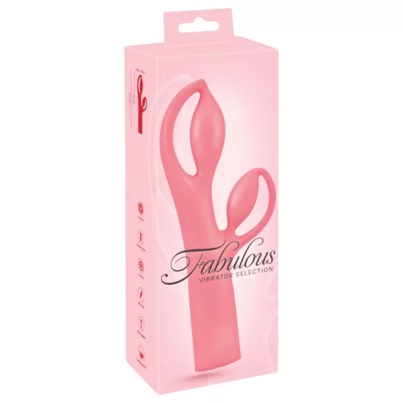You2Toys Fabulous - vibratore rabbit ricaricabile - stimolatore clitoride - rosa