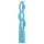 You2Toys Fabulous - vibratore ricaricabile 3 motori - silicone blu