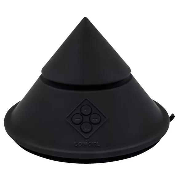The Cowgirl Cone - macchina del sesso intelligente con diversi accessori (nera)