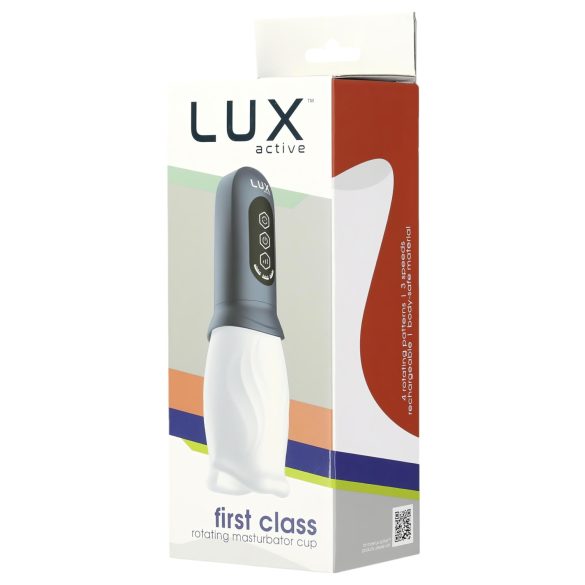 LUX Active First Class - masturbatore automatico rotante - bianco grigio