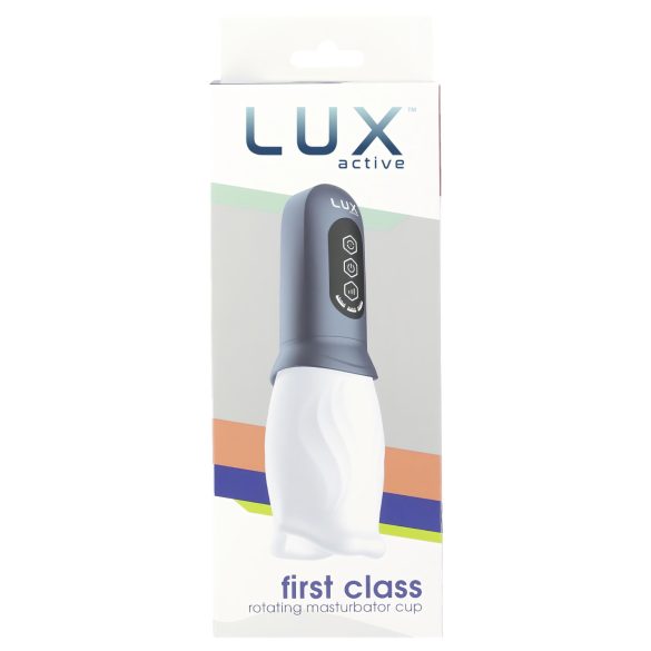 LUX Active First Class - masturbatore automatico rotante - bianco grigio